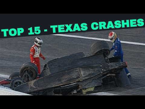 Top 15 IndyCar Crashes at Texas Motor Speedway 1997-2011 (IndyCar, IRL)