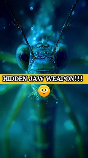 This Insect Hides an Alien Weapon in Its Face 😳👽 Dragonfly larvae hunt using a telescopic jaw that shoots out in milliseconds. Calm on the outside… lethal underneath. #facts #animalfacts #weirdnature #didyouknow #viral | Doyouknow?