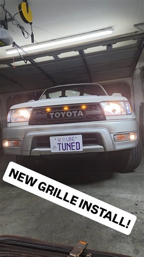 ☆Alijah☆ on Instagram: "New TRD Grille for my Dad's 3rg gen 4Runner! Shoutout to @teqcustoms for this sick mod! #jdm #toyota #4runner #overland #offroad"