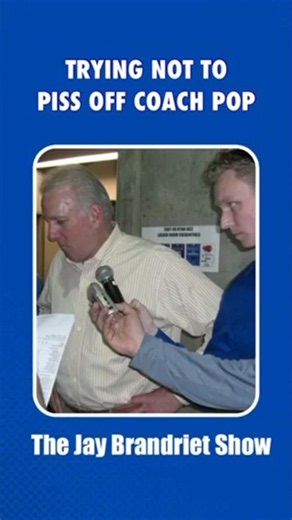 TRYING NOT TO PISS OFF COACH POP #Shorts #Gregg Popovich #Jay Brandriet Show