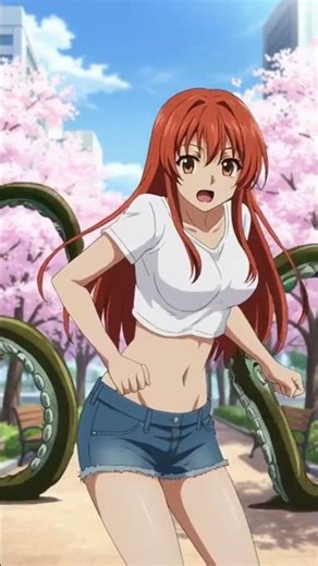 Tentacled monster attacks #anime #animation #moments #viral Monster attacks