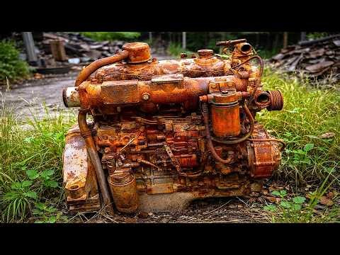 Full Rebuild of a Rusted HYUNDAI 4-Cylinder Engine – From Scrap to Like-New Condition