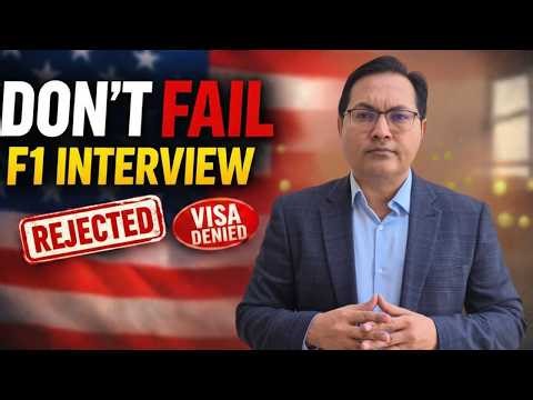 F1 Visa Interview Questions 2026: Top 20 to Avoid Rejection | Indra Global