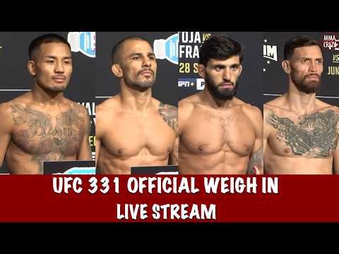 UFC 331: Van vs. Pantoja 2 Official Weigh-In Live Stream