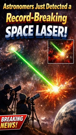 “Astronomers Just Detected a Record-Breaking Space Laser!#space #nasa#satellite