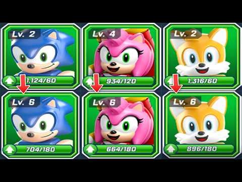 Sonic Forces Speed battle - All Special Lego Runners Upgraded ( Sonic, Amy, Tails) Full Gameplay