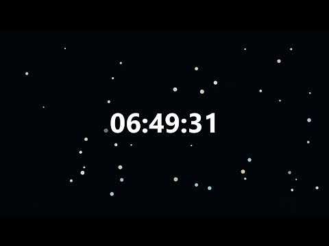 Countdown Timer with Stars [7 Hours]