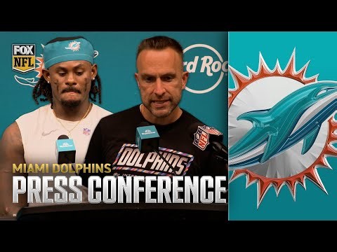 Dolphins HC Jeff Hafley, Malik Willis & more assess starting season 0-5 🏈 Postgame Press Conference