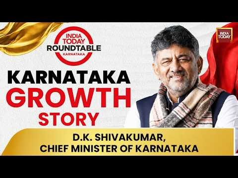 CM D.K. Shivakumar On Karnataka's Growth Story | India Today Roundtable Karnataka