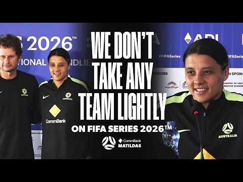 Sam Kerr & Joe Montemurro | Pre-Match Press Conference | CommBank Matildas v Kenya