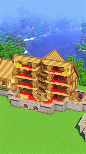 Minecraft Easy Starter House🏡 - Link in Bio🔗 #shorts
