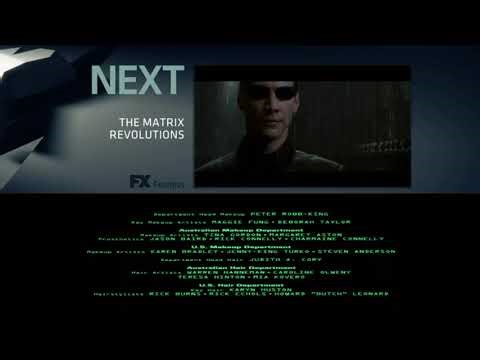 The Matrix Reloaded (2003) End Credits (FX 30/03/26)