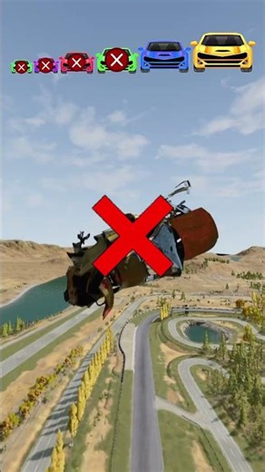 Big & Small Cars vs 50 EXPLOSIVE Butane Tank #beamngdrive