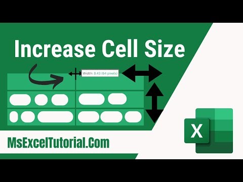 How Do I Increase Cell Size in Excel