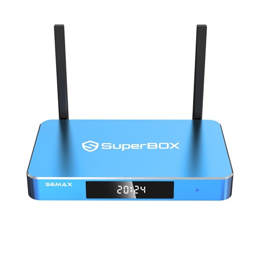 SuperBox S6 Max Fully Loaded with Built-in Voice Control System | 2T2R Dual Band WiFi| Android 12 | 4GB RAM | 64GB Storage
