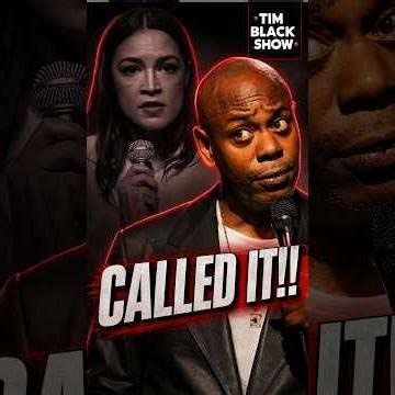 Why Dave Chappelle Saw This Coming! AOC: “I’m A Girl’s Girl 🤦‍♂️ #shorts