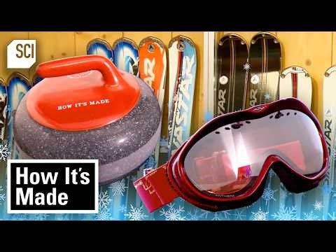 Winter Sports Gear: Skiing, Skating, Curling & More! 🥌 | How It's Made | Science Channel