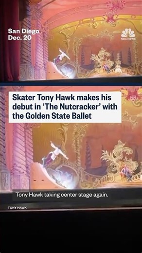 Skater Tony Hawk makes his debut in 'The Nutcracker' with the Golden State Ballet