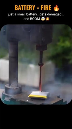Why Lithium Batteries Explode So Fast 💥🤯 #facts