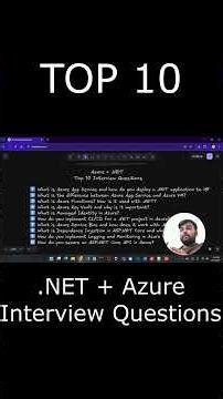 Stop Failing Azure .NET Interviews! 🛑 Top 10 Questions #dotnet #csharp #interviewprep