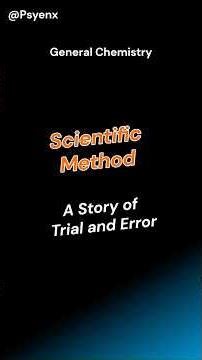 (#123) Chapter 1.2 Scientific Method_General Chemistry: Observation Hypothesis Experiment Conclusion