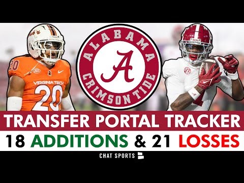 Alabama Football Transfer Portal Tracker: All The Additions & Losses In College Football Free Agency