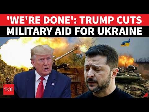 Trump Cuts Ukraine's Military Lifeline; Big Blow To Zelensky & Europe | Russia To Overrun Kyiv Next?