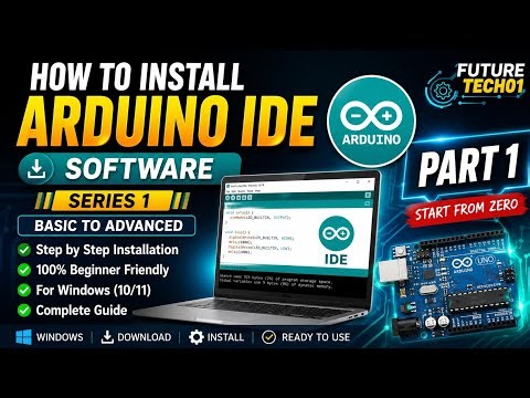 #📥 How to Install Arduino IDE Software 💻 Complete Beginner Tutorial 🚀 basic to advanced🎓 | Part 1️⃣