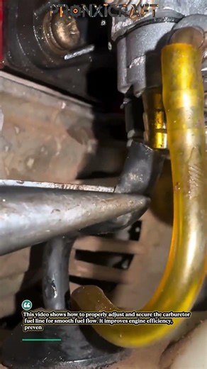 Carburetor Fuel Line Fix & Adjustment | Small Engine Performance Boost