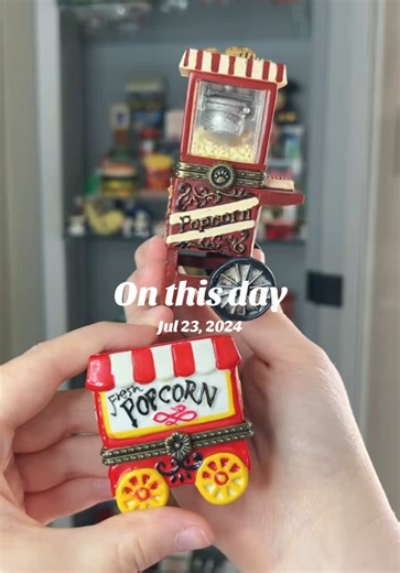 Nostalgic Popcorn Trinket Box Collection