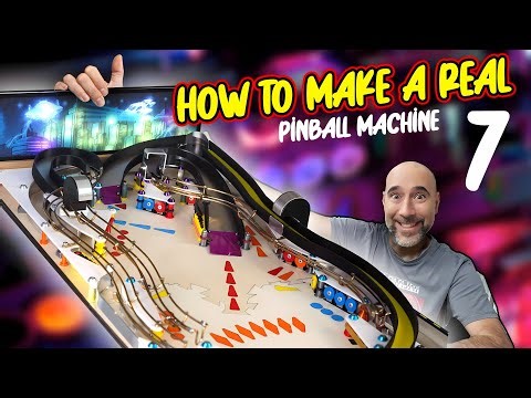 How to make a REAL ARCADE pinball machine ( Ramps and wireforms ) PT7