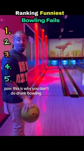 Ranking Funniest Bowling Fails #bowling #fails #funny #shorts #comedy #hilarious