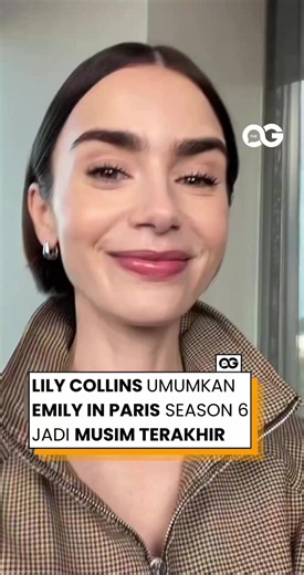 Netflix resmi mengumumkan bahwa Emily in Paris akan berakhir di season 6. Kabar tersebut disampaikan langsung oleh Lily Collins melalui unggahannya di Instagram. Hal tersebut sekaligus menjadi salam perpisahannya untuk karakter Emily Cooper yang telah ia perankan selama bertahun-tahun. Serial populer produksi Netflix itu dikenal sukses menarik perhatian penonton global lewat cerita kehidupan Emily di Paris, romansa, dunia fashion, hingga dinamika karier di industri marketing. Sejak pertama tayan
