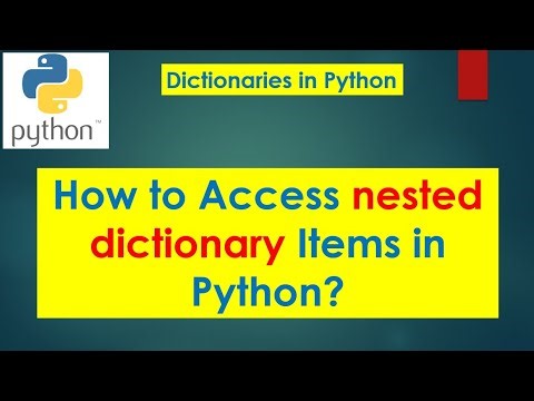 54. How to Access nested dictionary Items in Python? | #python PART 54