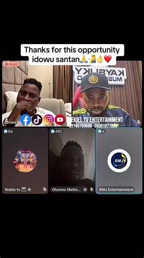 Osho Kolawole on Live with Kayslikky – BMJ Entertainment Clip