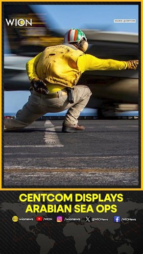 U.S. Navy Warplanes Launch From USS Abraham Lincoln Carrier | WION SHORTS