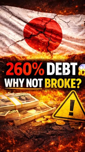 Japan's Debt is 260 of GDP Why Aren't They Broke !