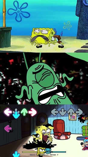 Friday Night Funkin' Ready Or Not But SpongeBob Vs Plankton Animation