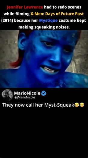 Squeaky Mystique 😆 #xmen #marvel #avengers