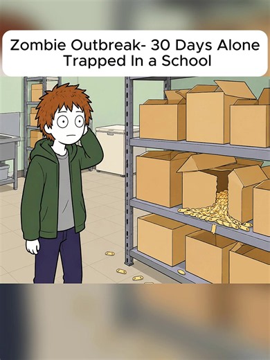 64 1 Zombie Outbreak 30 Days Alone Trapped In A School #ZombieOutbreak #SurvivingTheApocalypse #ZombieApocalypse #AnimeEssay #AnimeAnalysis