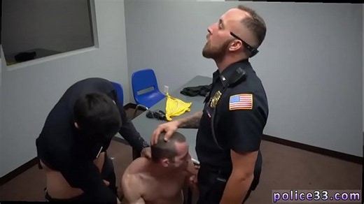 Cock police men naked gay Two daddies are nicer than one