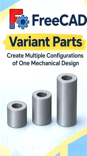 FreeCAD Variant Parts: Create Multiple Configurations Easily!