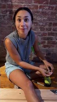 Hot girls aren’t afraid of wood DIYs👷‍♀️ what color should i stain the desk???