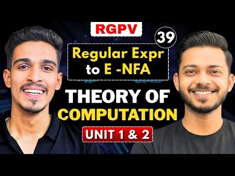 Lec 39 | Regular Expression to E-NFA ( Conversion ) | Automata Theory | Theory of Computation