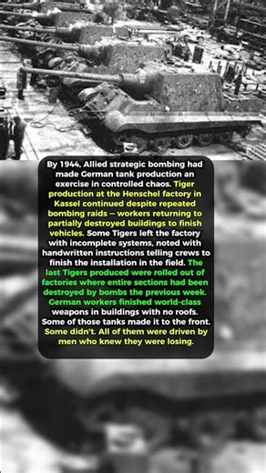 "The Last Tiger: Built While the Factory Was Exploding"