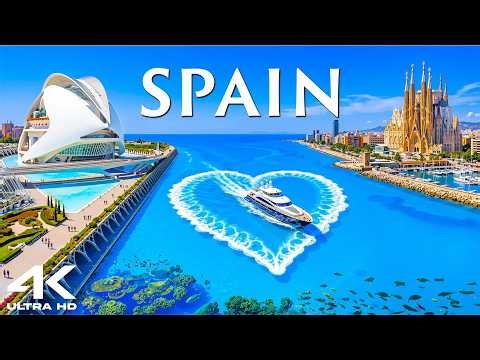 Spain 4K 🇪🇸 – Luxury Coastal Cities & Turquoise Seas | Deep House Chill Mix