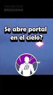 Graban Extraño Portal en el Cielo
