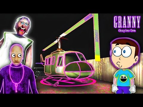 Granny Chapter Two - Helicopter Escape | Shiva and Kanzo
