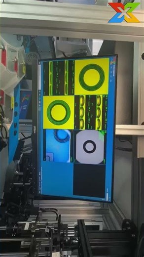 Rubber washer intelligent vision sorting equipment #machinevision #ccdinspection #visualinspection