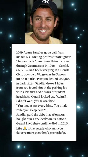 Adam Sandler's Heartbreaking But Beautiful Story of Loyalty 💔